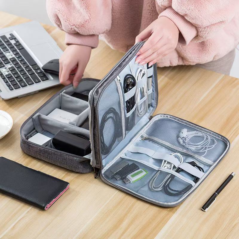 Waterproof Portable Cationic Digital Bag Charger Headphone Cable Mobile Phone Storage Bag Multi-Purpose Digital Bag - Image 3